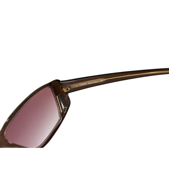 CHLOE VINTAGE SUNGLASSES WITH CASE AND CHLOE CLOTH - Picture 6 of 9